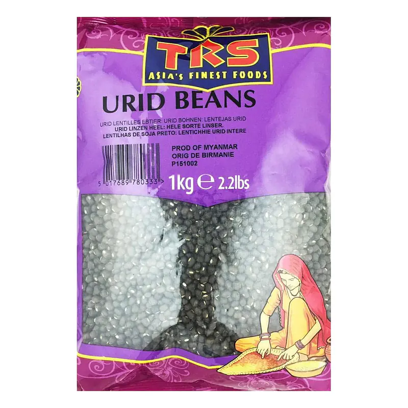 TRS Urid Beans Whole 1Kg - Master