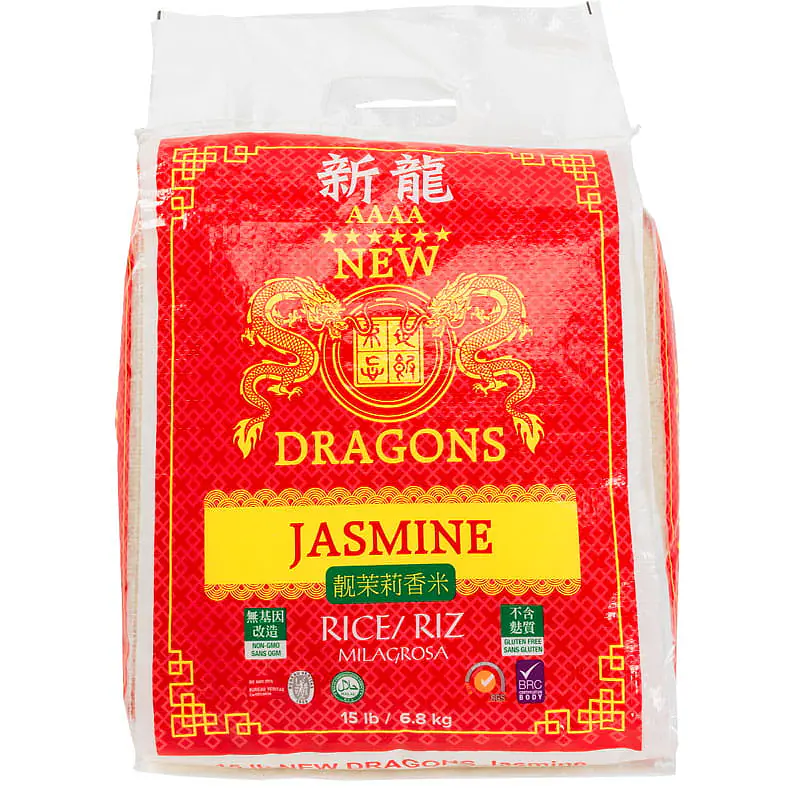 Dragon Master Jasmine Rice 18kg. - Master