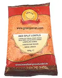 Annam Red Split Lentils 1Kg. - Master
