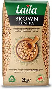 Laila Brown Lentils 2kg - Master