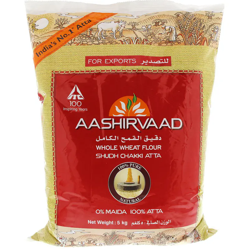 Aashirvaad Whole Wheat Atta 5Kg - Master