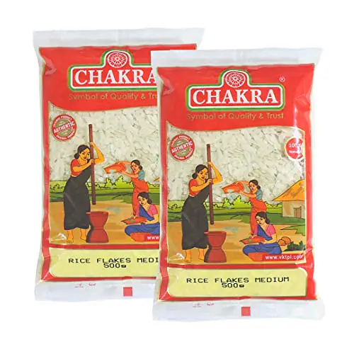 Chakra Rice Flakes Poha White 500g - Master