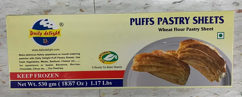 Puffs Pastry Sheets 530g - Master