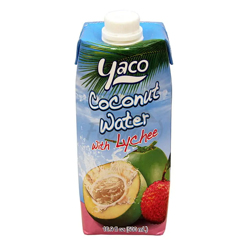 Yaco Coconut Water With Lychee 500ml - Master