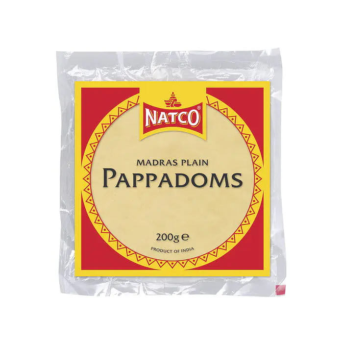 Natco Madras Plain Papad 200g - Master