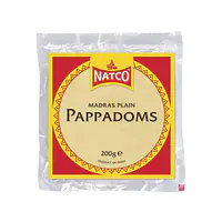 Natco Madras Plain Papad 200g - Master