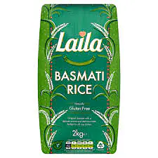 Laila Gluten Basmati Rice 2kg. - Master