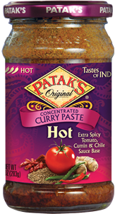 Patak Curry Paste Hot 284g