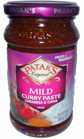 Patak Curry Paste Mild 284g