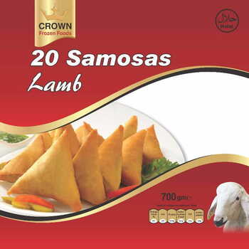 Crown Lamb Samosa 20pcs.