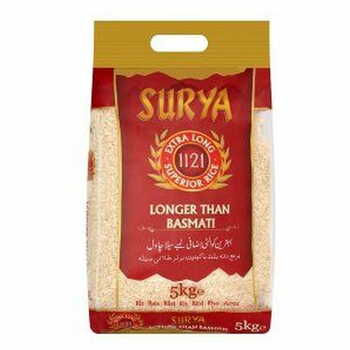 Surya 1121 Basmati Rice 5kg.