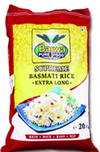 Bajwa Basmati Rice 20kg.