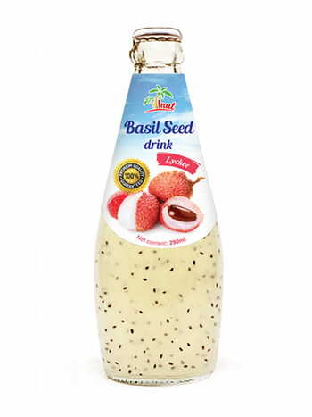 Basil Seed Drink Lychee 290 ml.