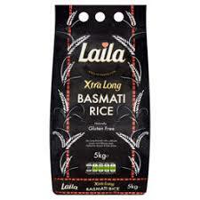 Laila Extra Long Basmati Rice 5kg.