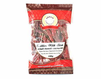 Annam Chillies with Stem 100g