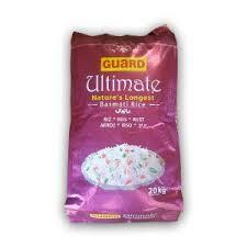 Guard Ultimate Basmati Rice 20kg.