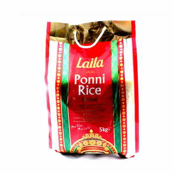 Laila Ponni Boiled Rice 5kg.