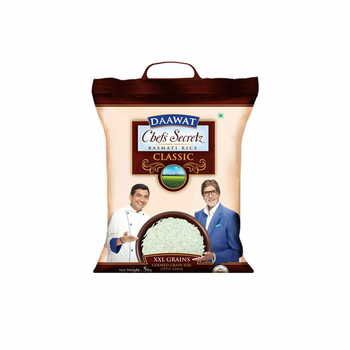 Daawat Classic Basmati Rice 5kg.