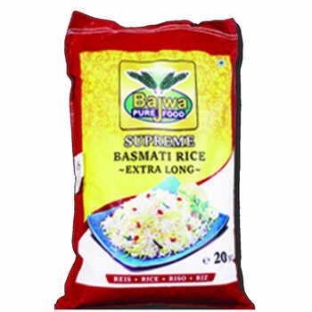 Bajwa Basmati Rice 20kg.