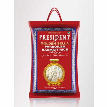 President Gold.Sella Basmati Rice 5kg.