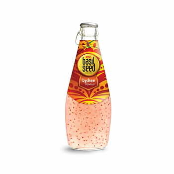 Basil Seed Drink Lychee 290 ml.