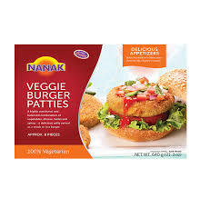 Nanak Veggie Burger Patties 640g