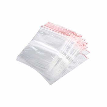 Sachet Plastique M 27x12x47mm Per Pkt.