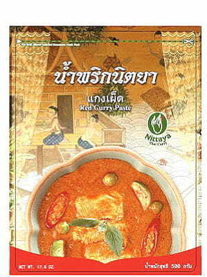 Nittaya Red Curry Paste 500g