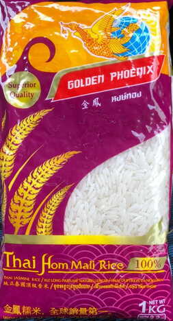 Golden Phoenix Mali Rice 1kg.