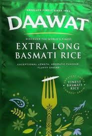 Daawat Ex Long Basmati Rice 20kg. Green