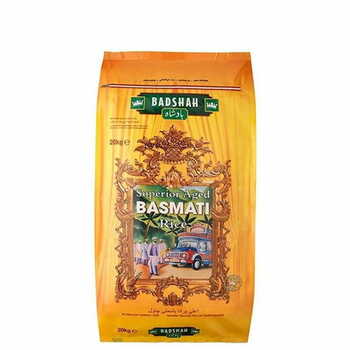 Badshah Basmati Rice 20kg.