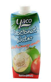 yaco coconut water pomegranate 500ml