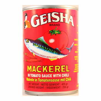 Geisha Mackerel Chilli Red 425g