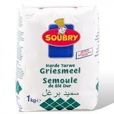 Soubry Semoule de Ble Dur 1kg.