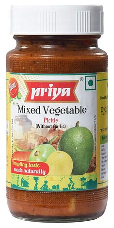 Priya Mixed Vegetable Pickle 300g