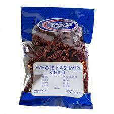 Topop Kashmiri Chili Whole 100g