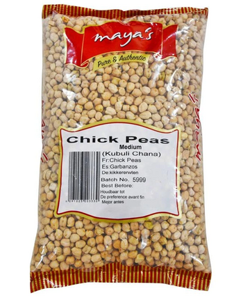 Maya White Chick Peas 2kg.