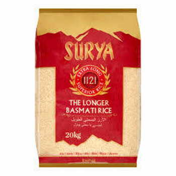 Surya 1121 Basmati Rice 20kg.