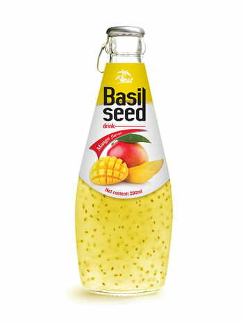 Basil Seed Drink mango  290 ml.