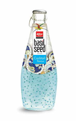 Basil Seed Drink Cocktail 290 ml.