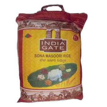 India Gate Sona Masoori Rice 5kg.