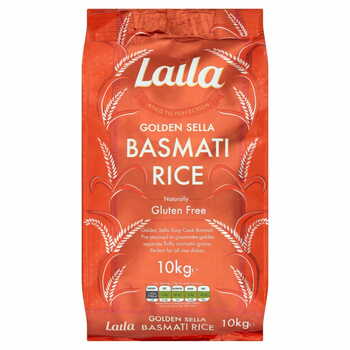 Laila Sella Basmati Rice 10kg.