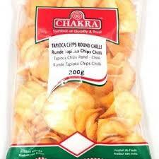 Chakra Tapioca Chips Chilly 200g